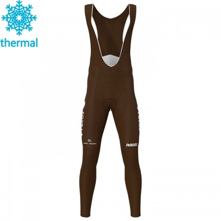 Collant à Bretelles 2020 AG2R La Mondiale Hiver Thermal Fleece N002